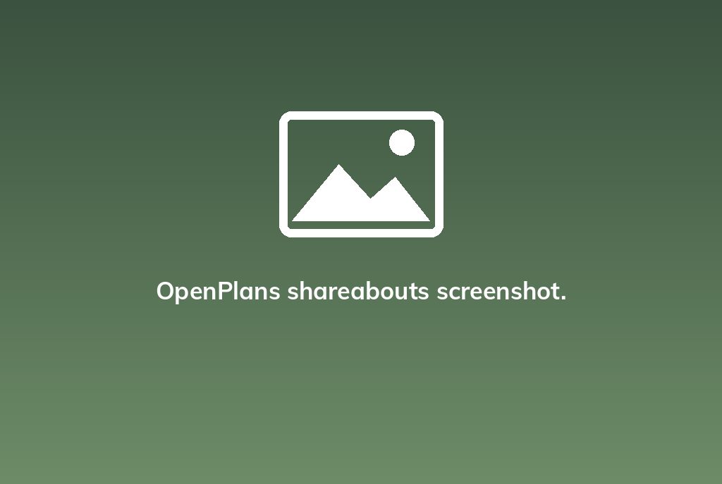 OpenPlans shareabouts screenshot. OpenPlans shareabouts screenshot.