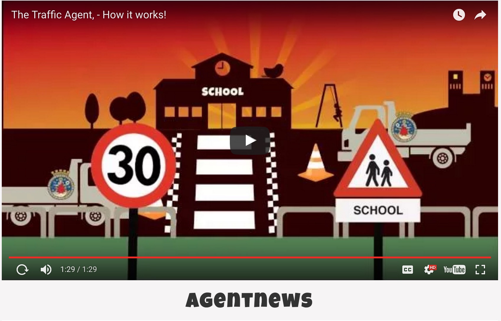 The Traffic Agent - Oslo youtube video