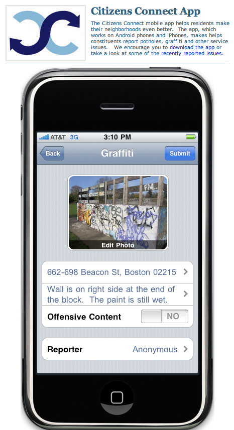 Boston Citizen Connect App