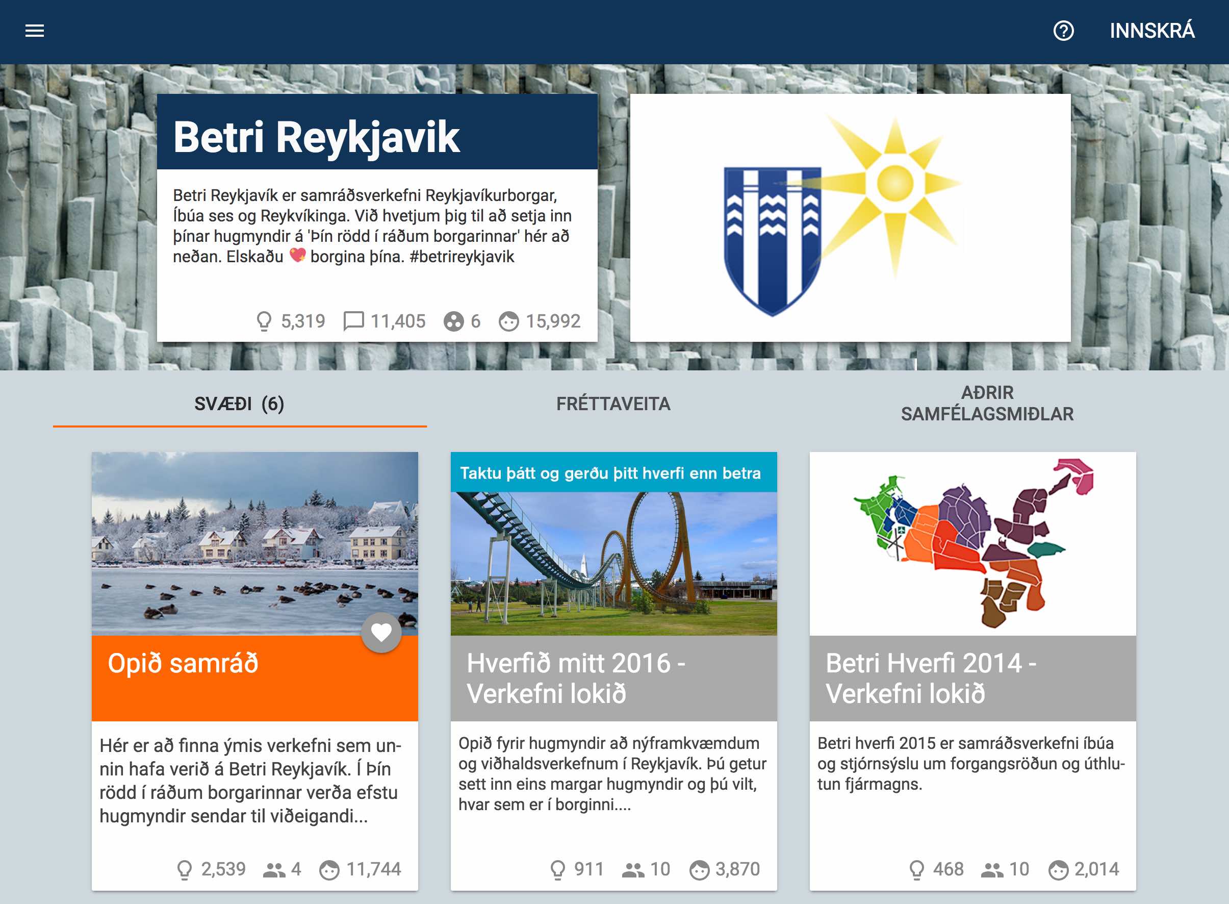 Better Reykjavik website.