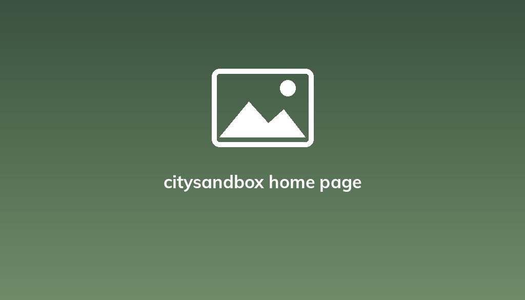 citysandbox2 citysandbox home page